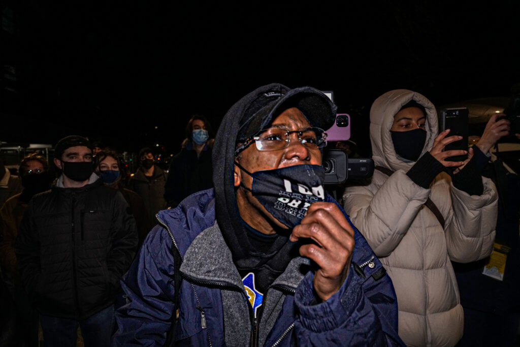 Protesters in Brooklyn gather at Barclays Center to call for Trump's removal 8