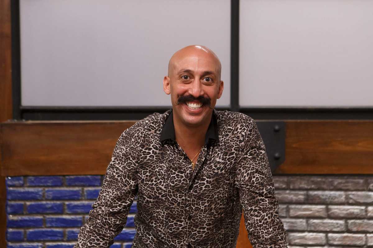 Recruit Jonathan Hanna poses, as seen on Worst Cooks in America, Season 21.