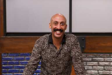 Recruit Jonathan Hanna poses, as seen on Worst Cooks in America, Season 21.