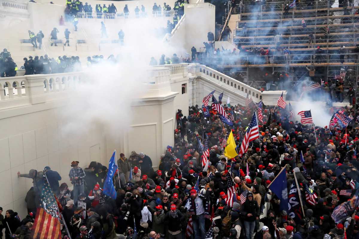 Trump’s Senate henchmen 1 FILE PHOTO: Supporters of U.S. President Donald Trump gather in Washington