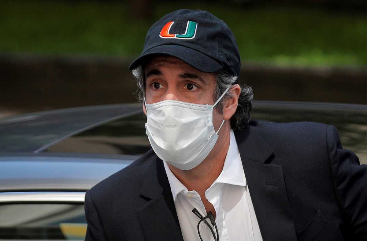 FILE PHOTO: Michael Cohen, the former lawyer for U.S. President Donald Trump, arrives back at home after being released from prison in New York