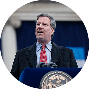 Mayor Bill de Blasio (Credit: William Alatriste)