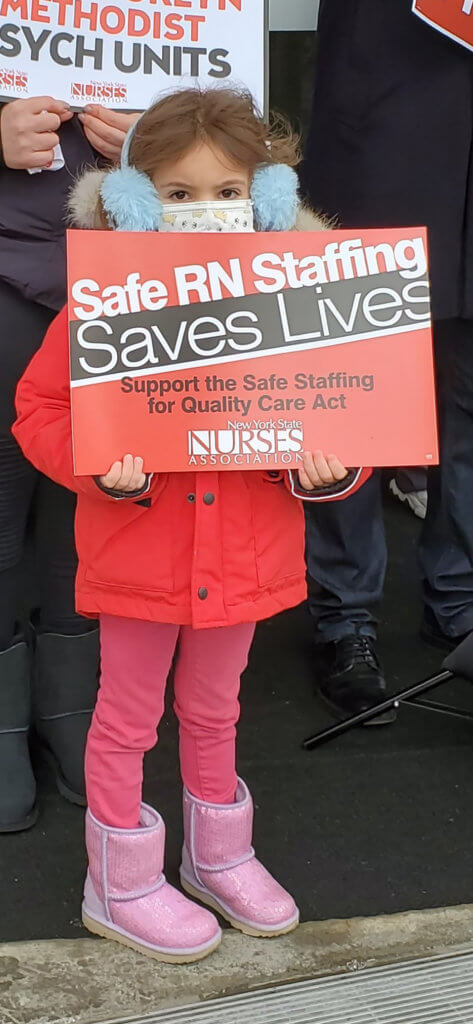 Brooklyn nurses rally in support of Safe Staffing for Quality Care Act 2