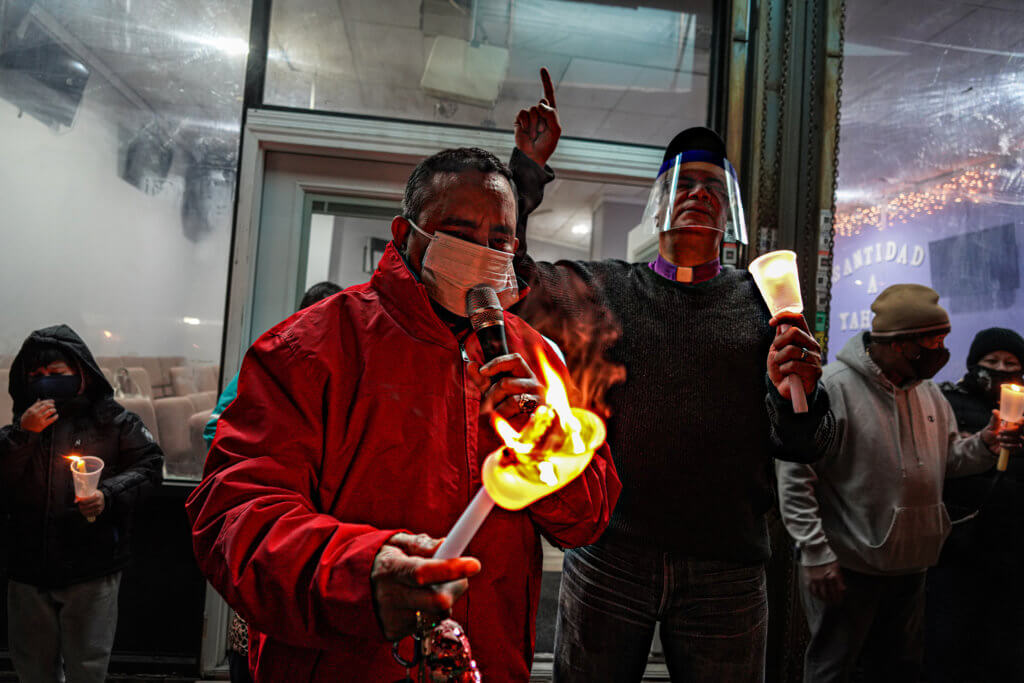 Bronx religious leaders host candlelight vigil in memory of COVID-19 victims 3