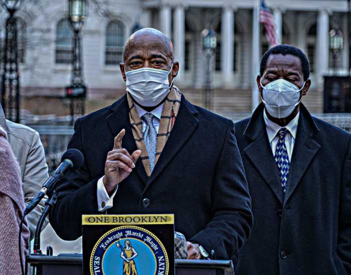 rooklyn Borough President Eric Adams