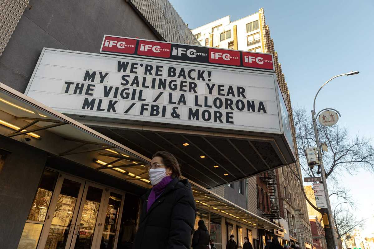 Movie theatres opening in New York City