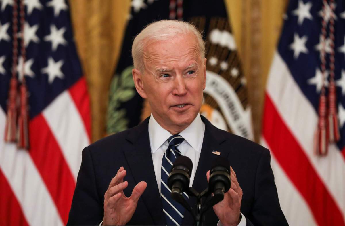 U.S. President Joe Biden holds news conference at the White House in Washington