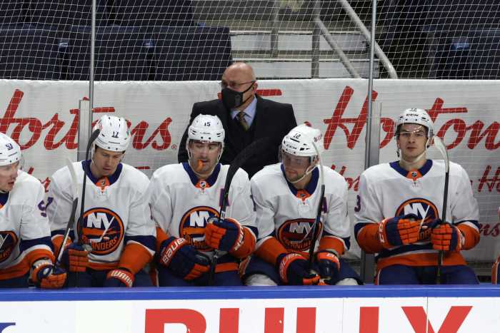 Islanders bench