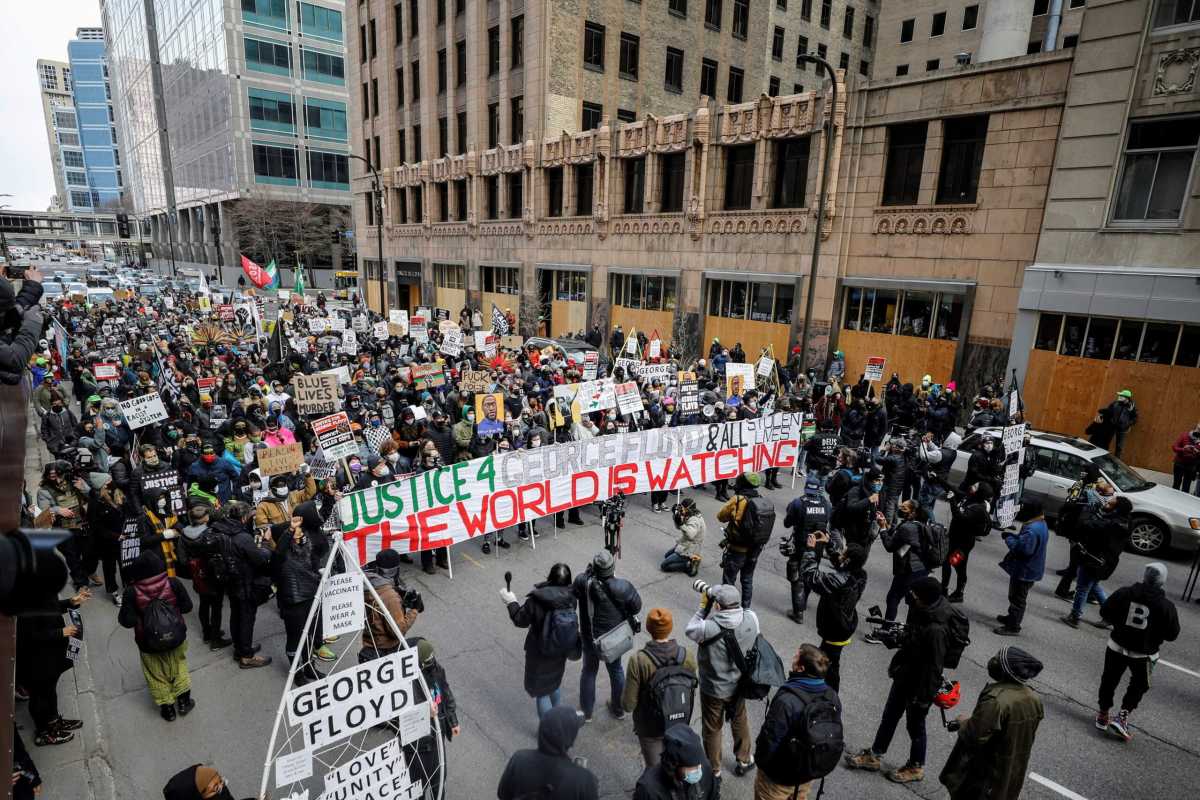 The trial of former police officer Derek Chauvin in Minneapolis