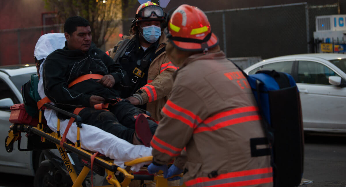 Early morning blaze leaves one injured and over a dozen homeless in Cypress Hills 3