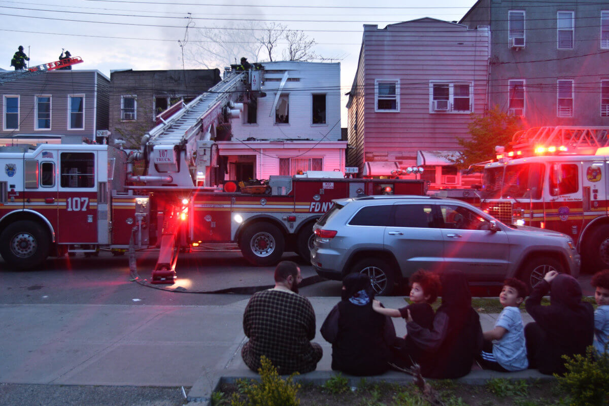 Early morning blaze leaves one injured and over a dozen homeless in Cypress Hills 2