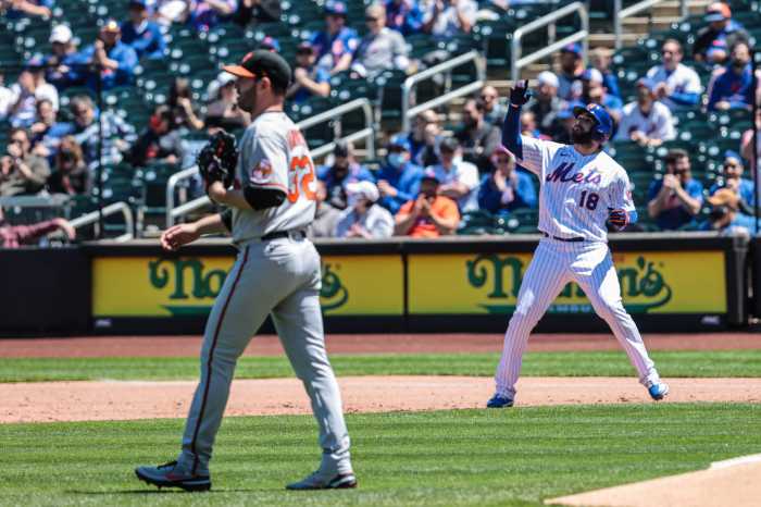 Mets Orioles Harvey Peraza