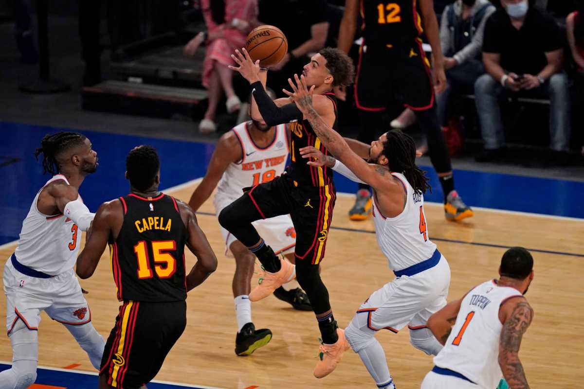 Trae Young Hawks Knicks