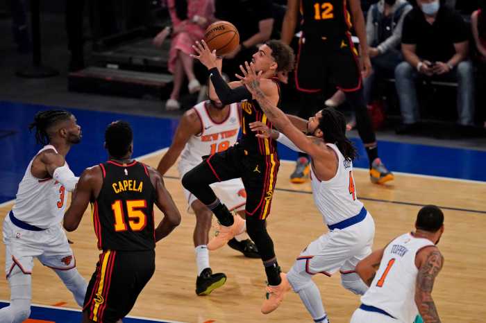 Trae Young Hawks Knicks