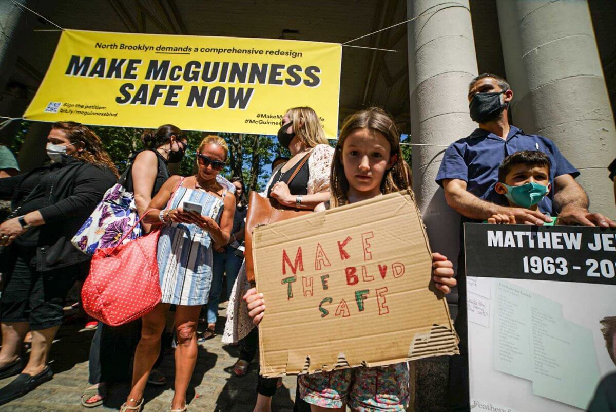 Mayor joins Brooklyn community vigil for street safety after teacher killed in hit-and-run 2