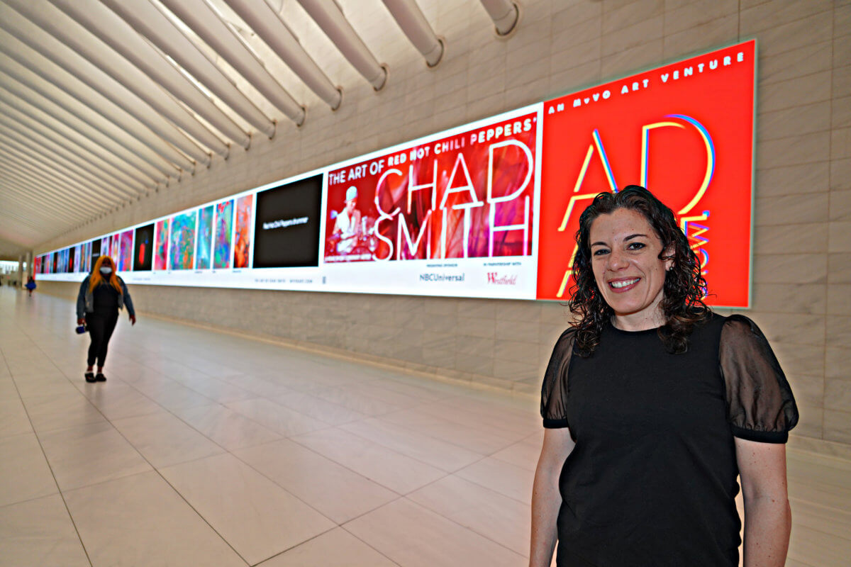 Drummer Chad Smith aids in New York's recovery through art at the MvVO ART AD SHOW 2021 3