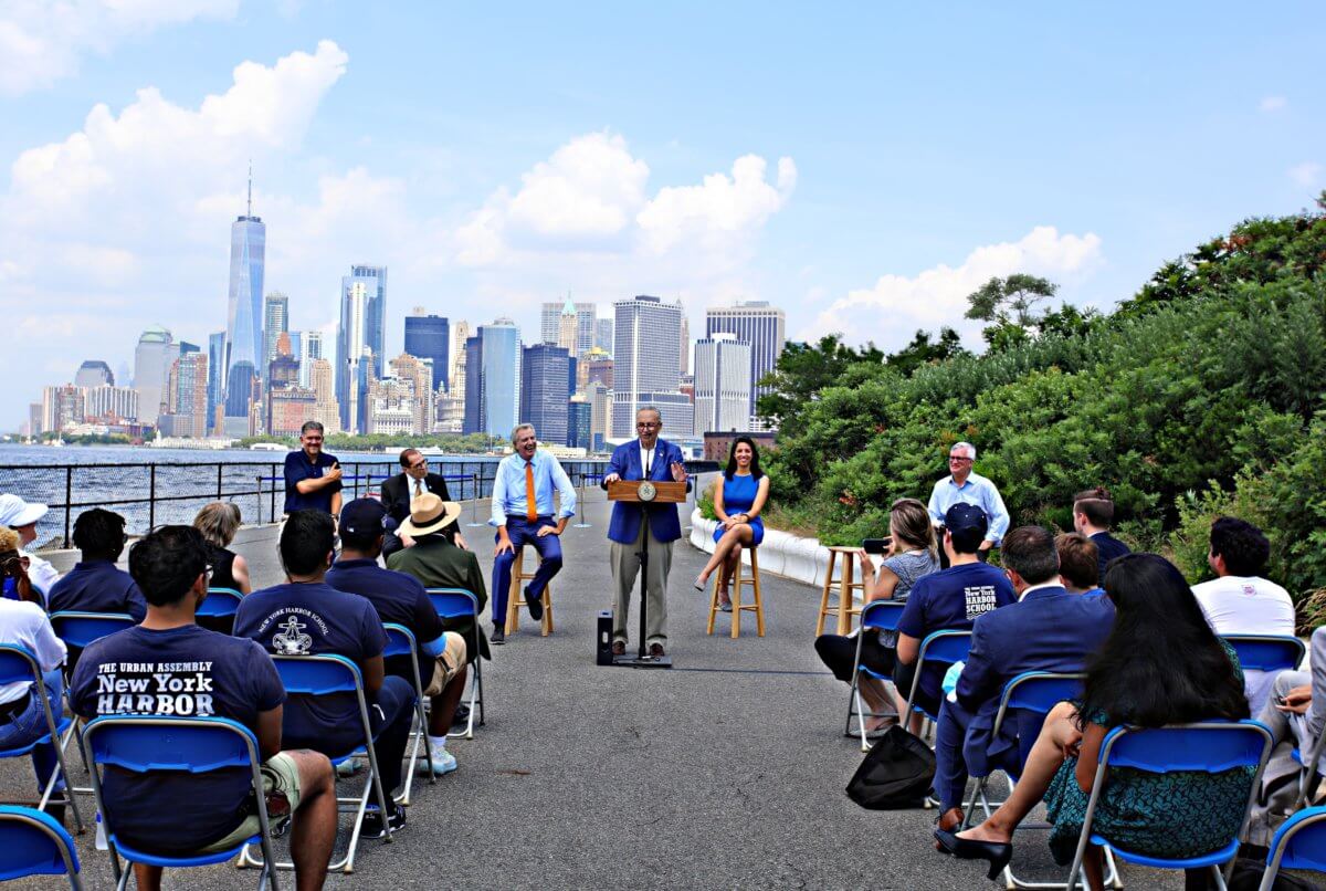 Investing in the future: de Blasio, Schumer announce climate change facility competition on Governors Island 11