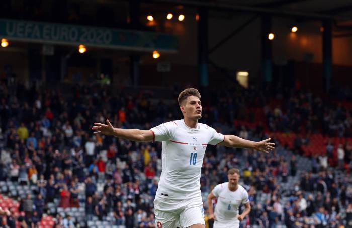 Patrik Schick Czech Republic Euro 2020 Scotland