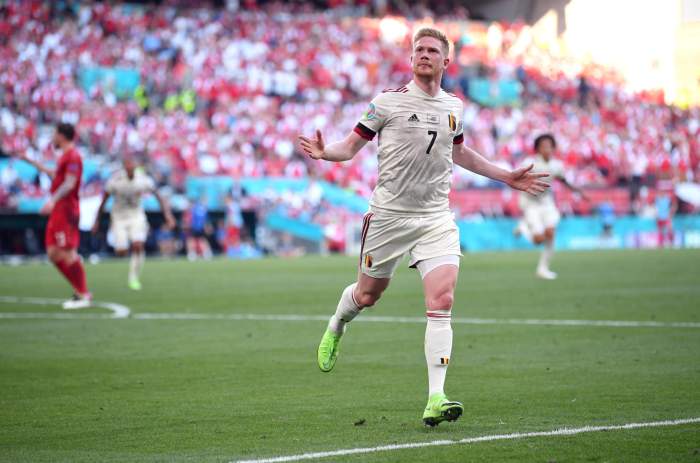 Kevin De Bruyne Belgium Euro 2020 Denmark