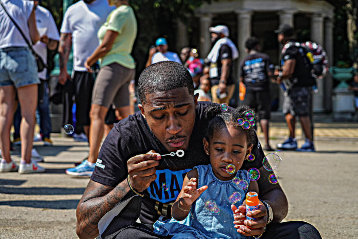 'Dad Gang' breaks down racial stereotypes during Father's Day march in Brooklyn's Prospect Park 6