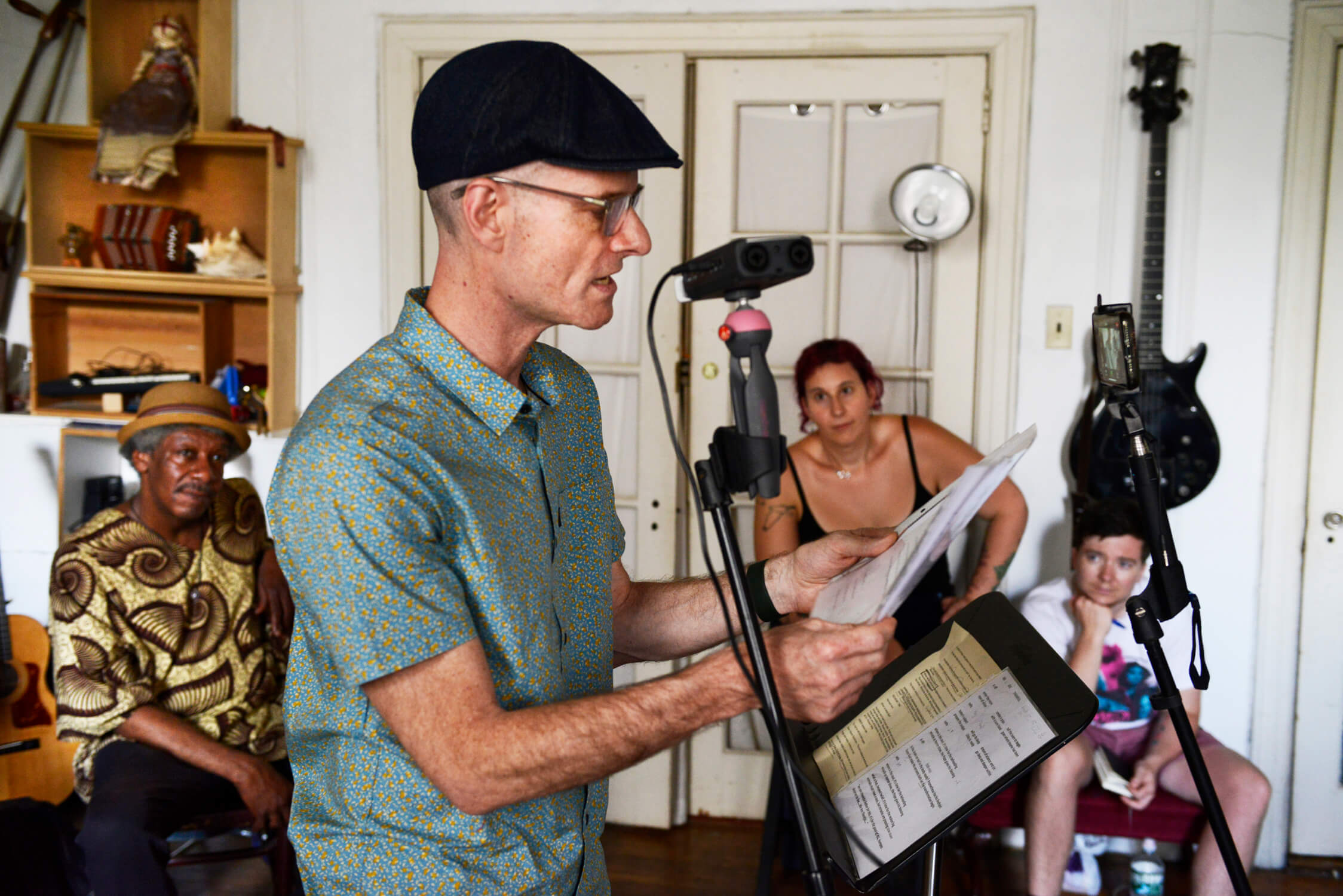 Bushwick Book Club reads together and writes original songs based off of the books they read 17