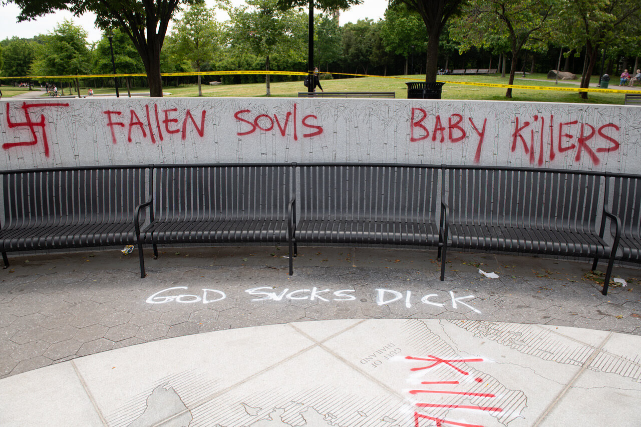Queens vandal busted for hateful tags similar to those found on defaced Vietnam Veterans memorial 3