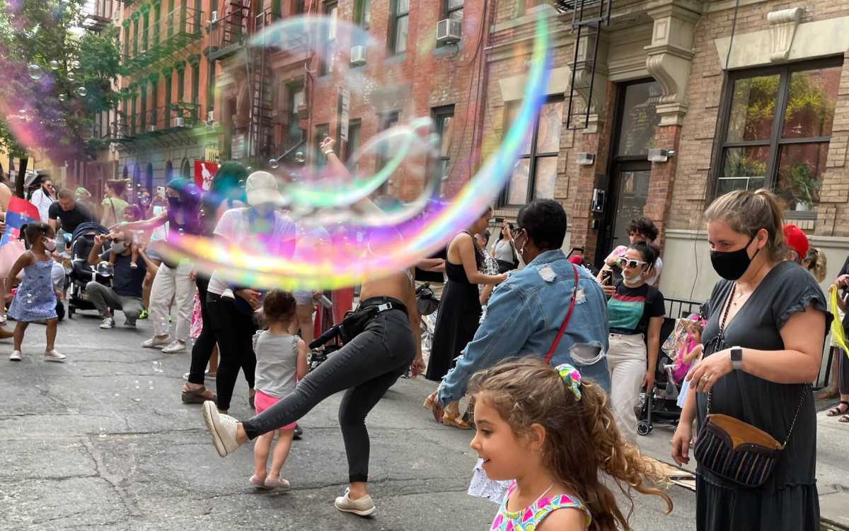 What’s a party with bubbles?