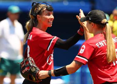 Softball – Women – Opening Round – Australia v Canada