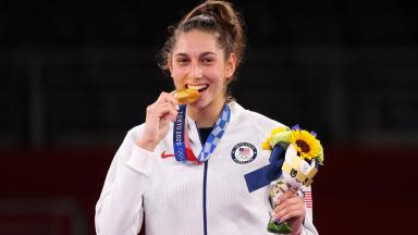 Taekwondo – Women’s Featherweight 49-57kg – Medal Ceremony