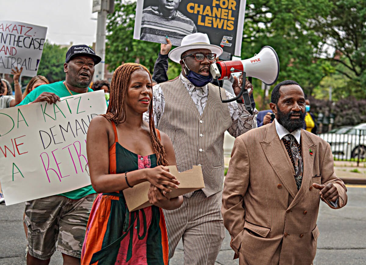 'Keep your word!': Advocates for Chanel Lewis rally in Queens demanding DA Katz reopen murder case 16