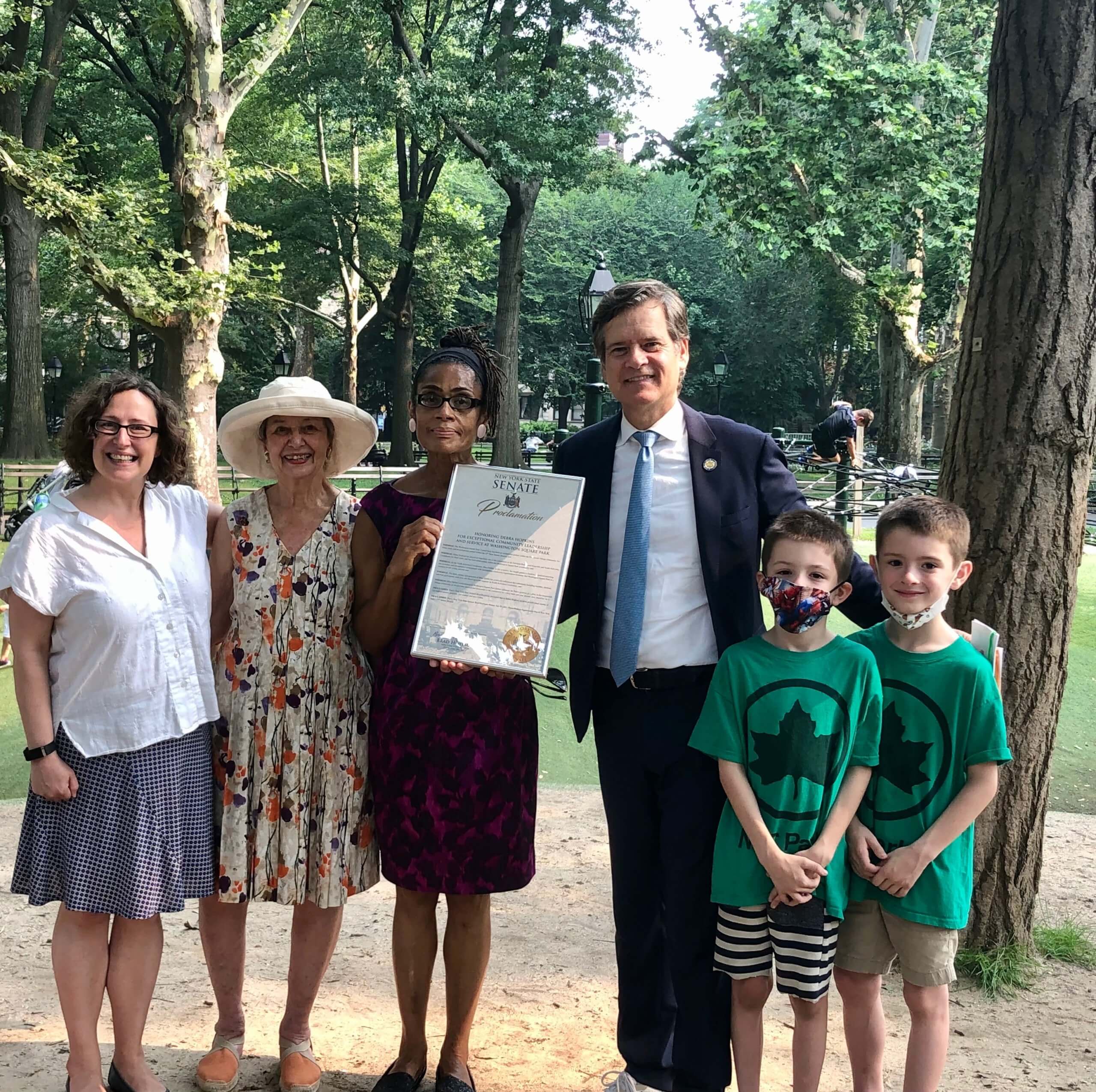 NYC Parks employee honored with day of appreciation for ongoing work at Washington Square Park 3