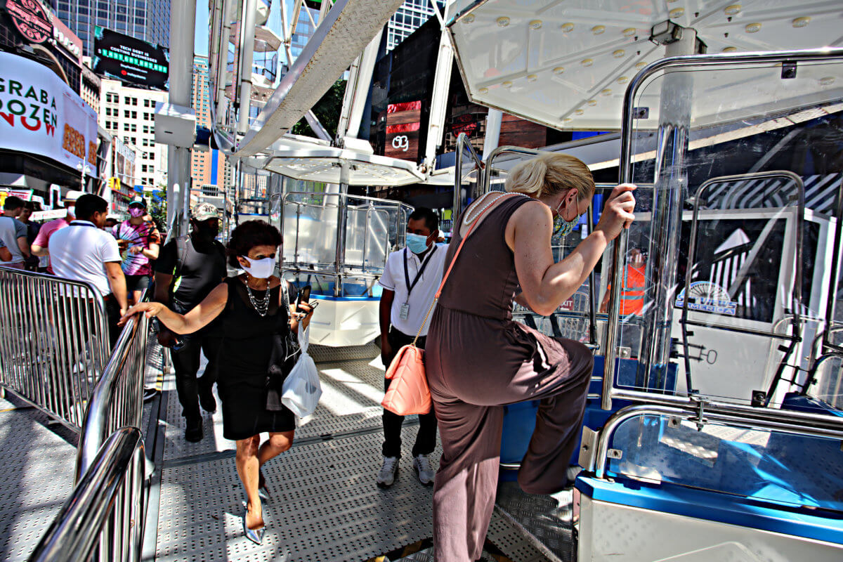Times Square spins new tourist attraction 10