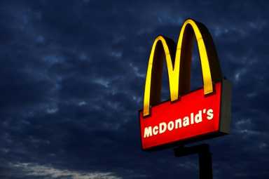 FILE PHOTO: A McDonald’s restaurant is pictured in Encinitas, California