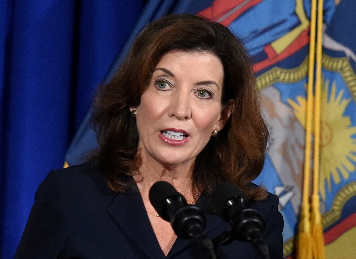 FILE PHOTO: Lt. Gov. Kathy Hochul in Albany, New York