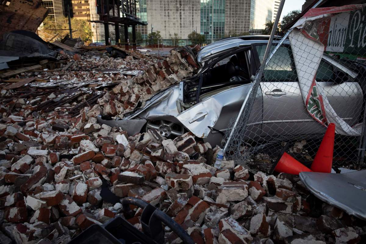 Aftermath of Hurricane Ida in Louisiana