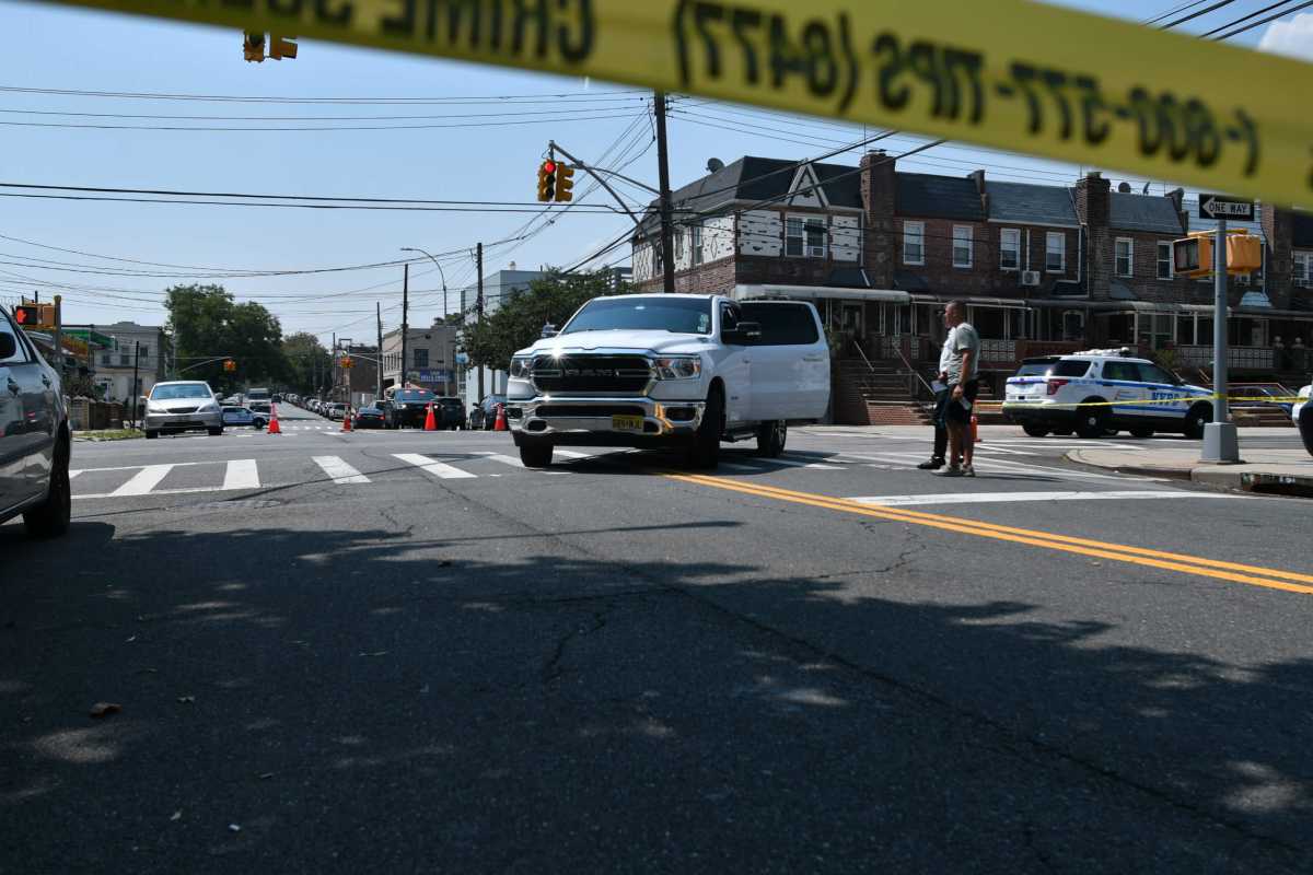 The dodge was making a left turn onto 16 th Avenue.