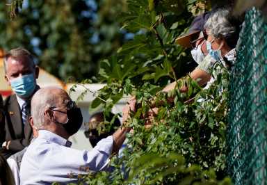 U.S. President Biden tours hurricane-affected areas in New York and New Jersey