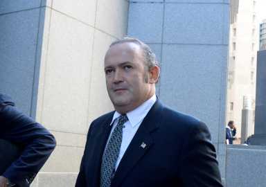 FILE PHOTO: Russian-born businessman Igor Fruman leaves after his arraignment at the United States Courthouse in the Manhattan borough of New York