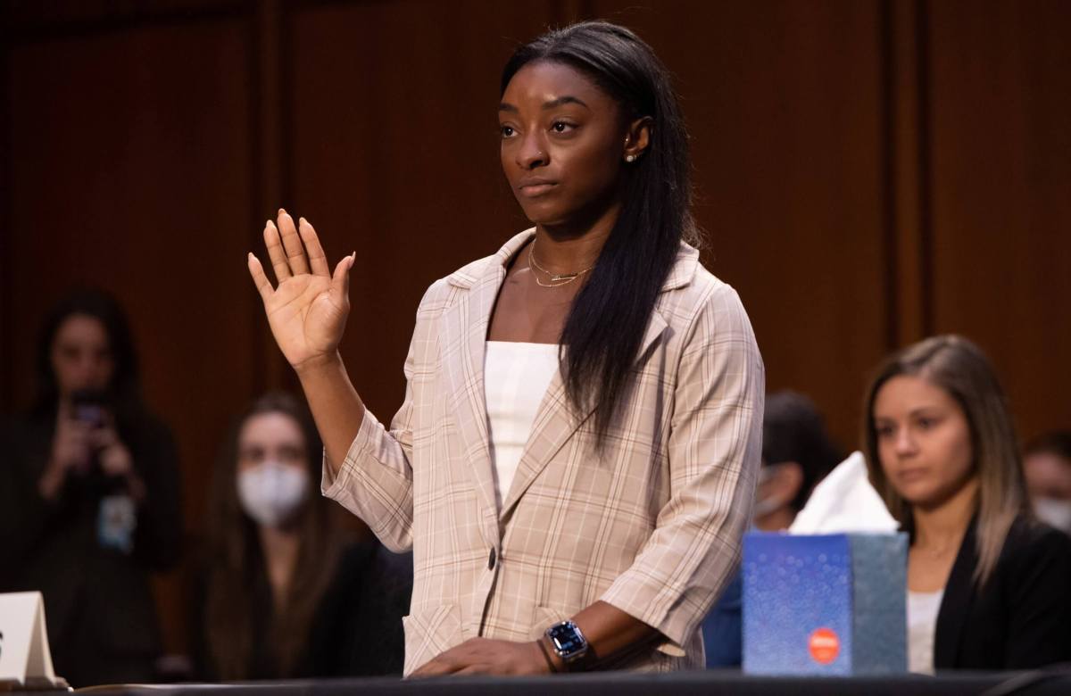 Senate Judiciary hearing on the FBI handling of the Larry Nassar investigation of sexual abuse of Olympic gymnasts, in Washington