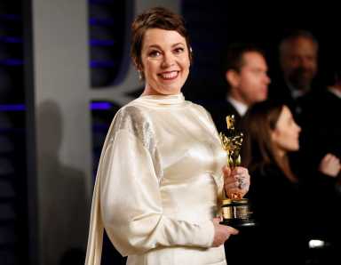 FILE PHOTO: Olivia Coleman at Vanity Fair after the 91st Academy Awards
