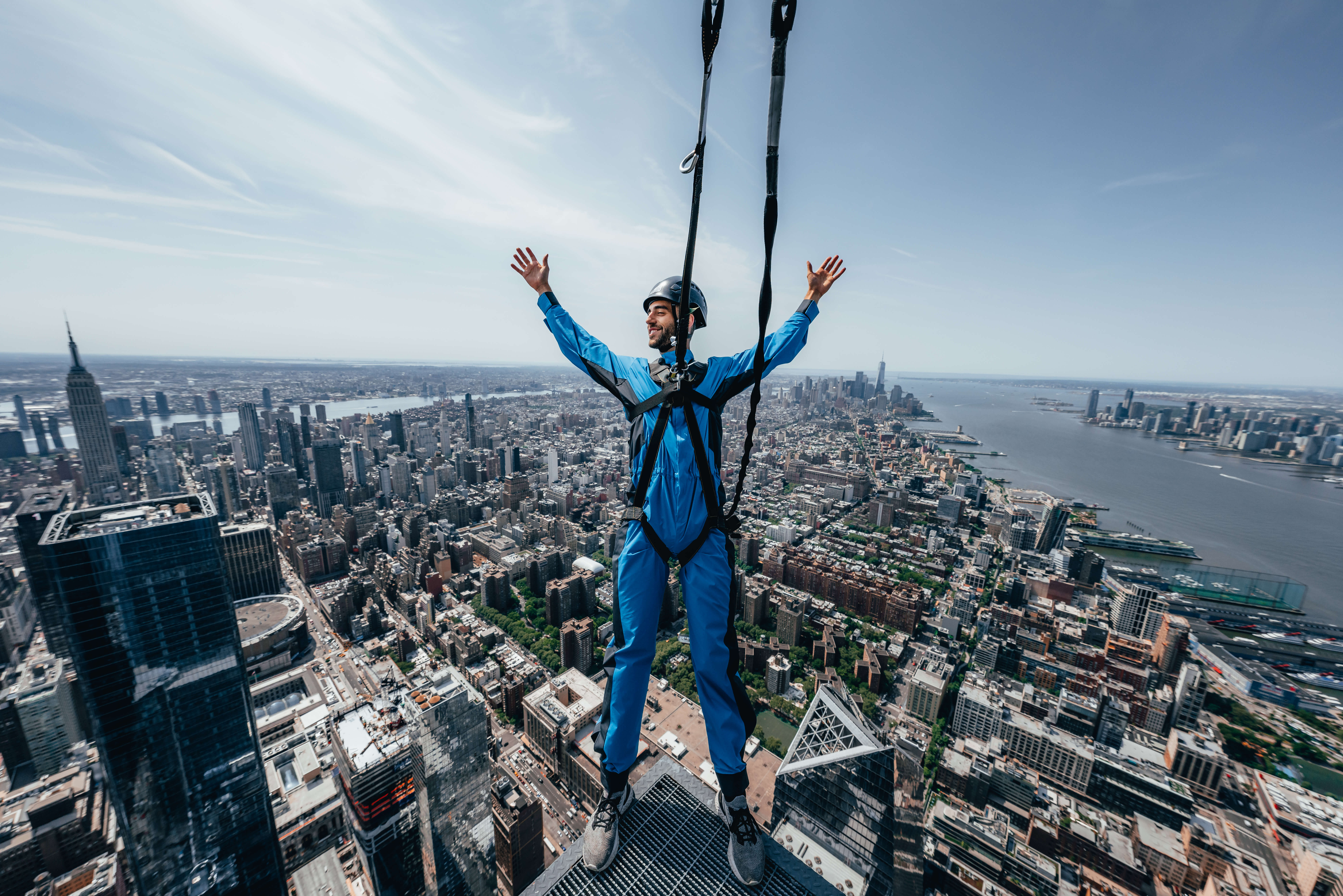 Take a thrilling climb 1,200 feet above the streets of Manhattan on the Edge at Hudson Yards 7