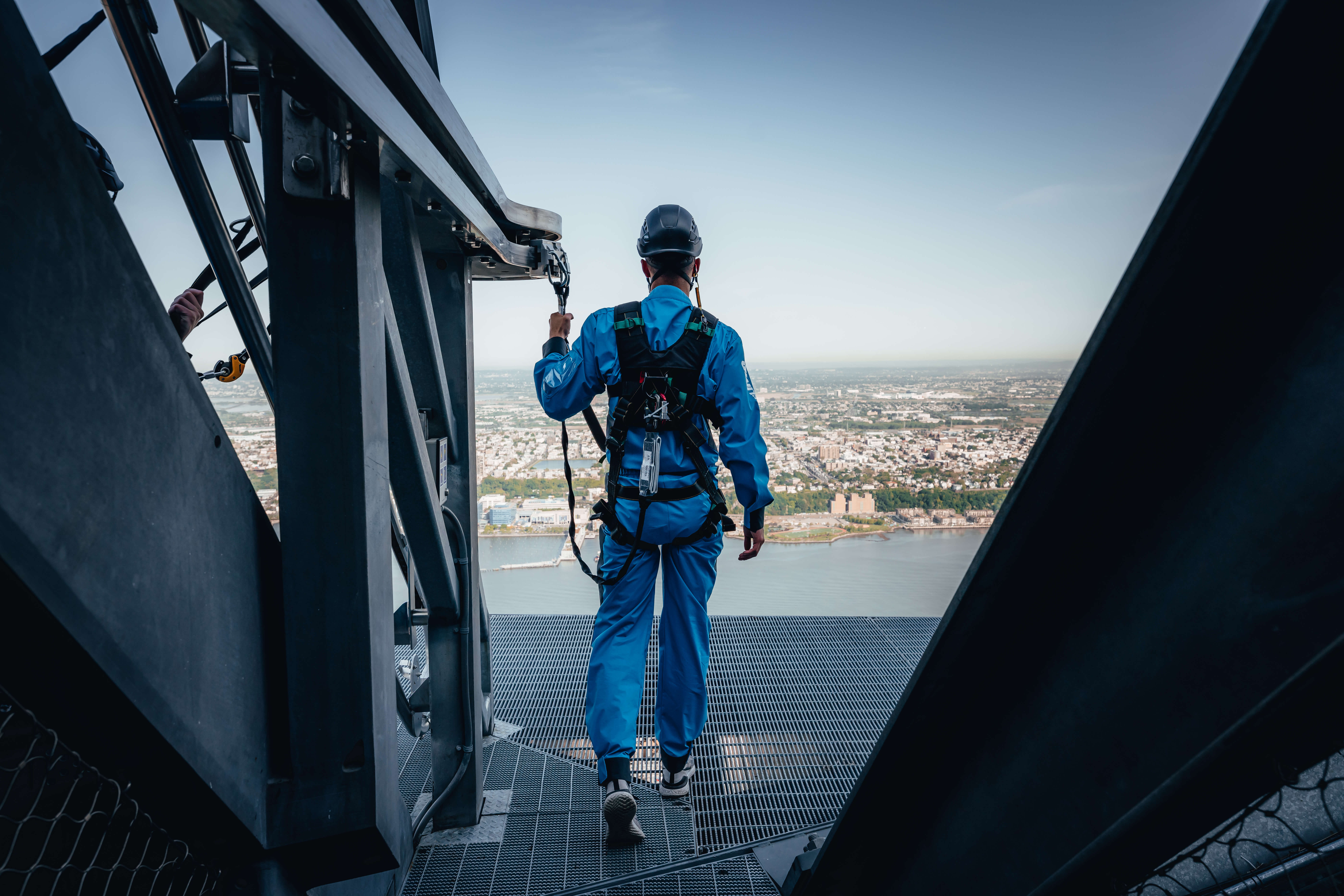 Take a thrilling climb 1,200 feet above the streets of Manhattan on the Edge at Hudson Yards 6