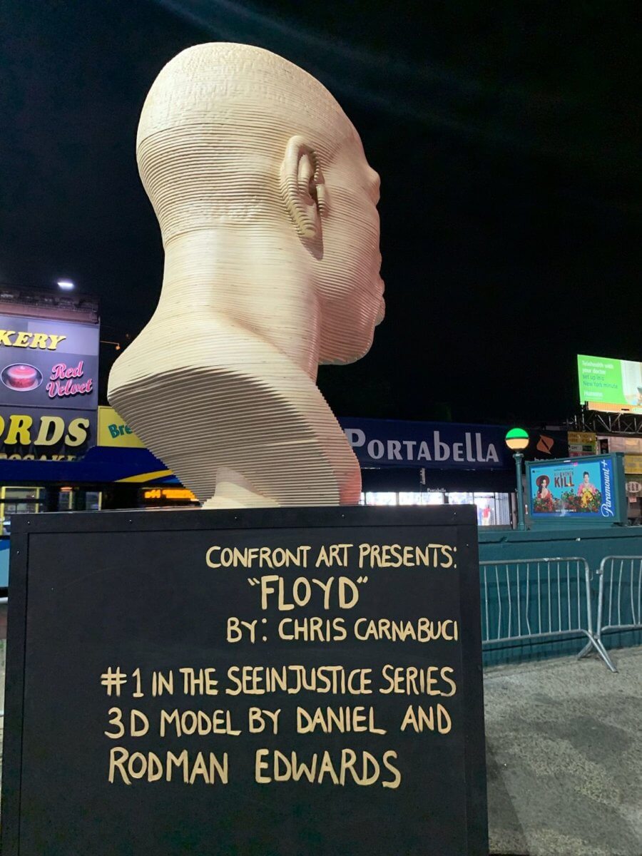 Who gets the credit? A feud breaks out over creation of Union Square artwork honoring George Floyd 3