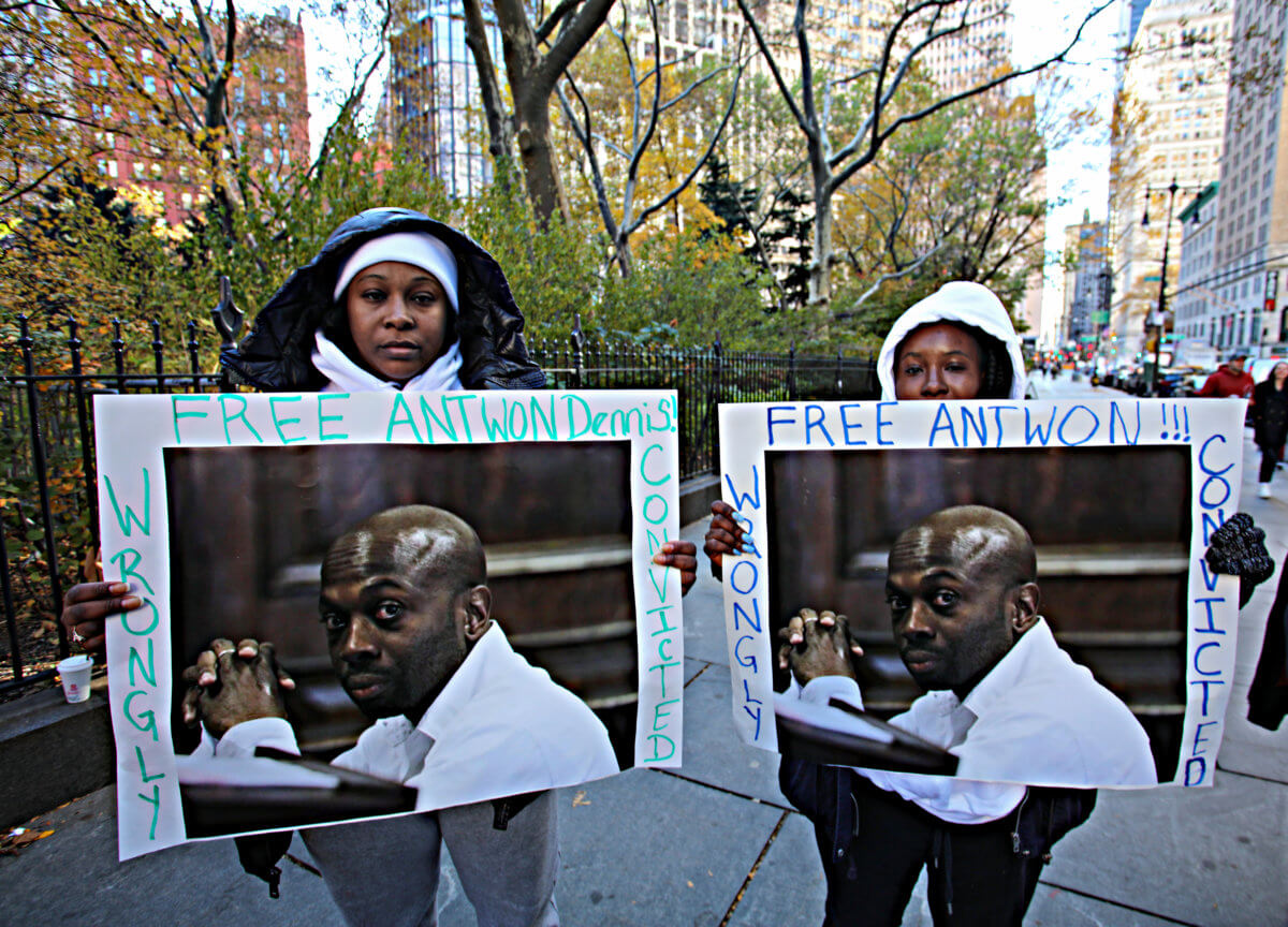 City Hall protesters urge NYC prosecutors to do more to review possible wrongful conviction cases 5