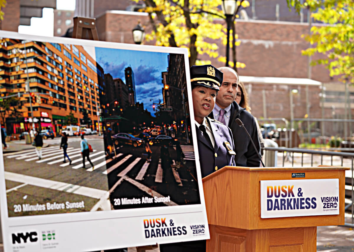 On the nightwatch: NYPD and DOT launches 'Dusk and Darkness' campaign to boost street safety in winter 4