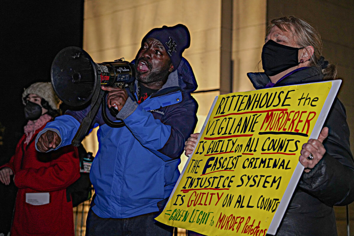 'He went to slaughter people and he did': Protesters in Manhattan demand action after Rittenhouse acquittal 8