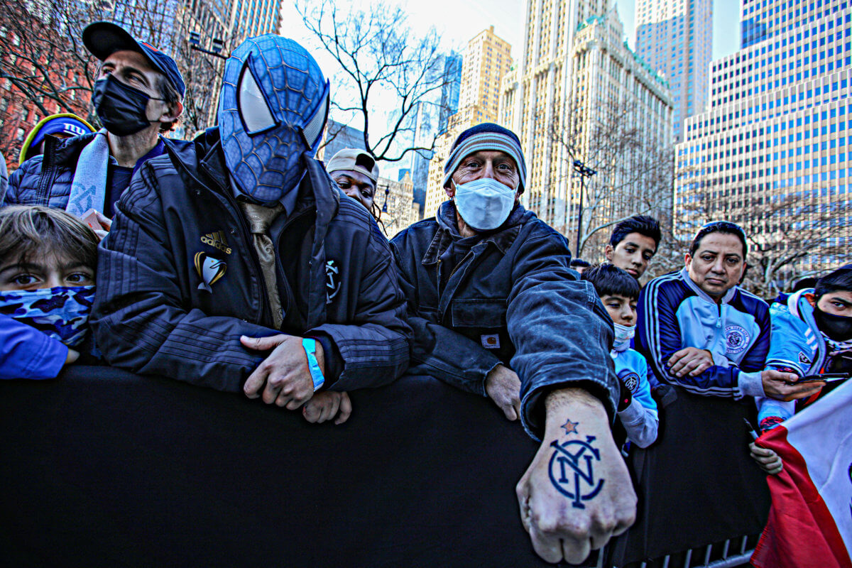 Goooooal! New York City Football Club brings home the championship to City Hall 15