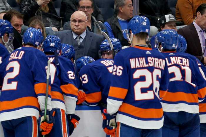 Islanders bench