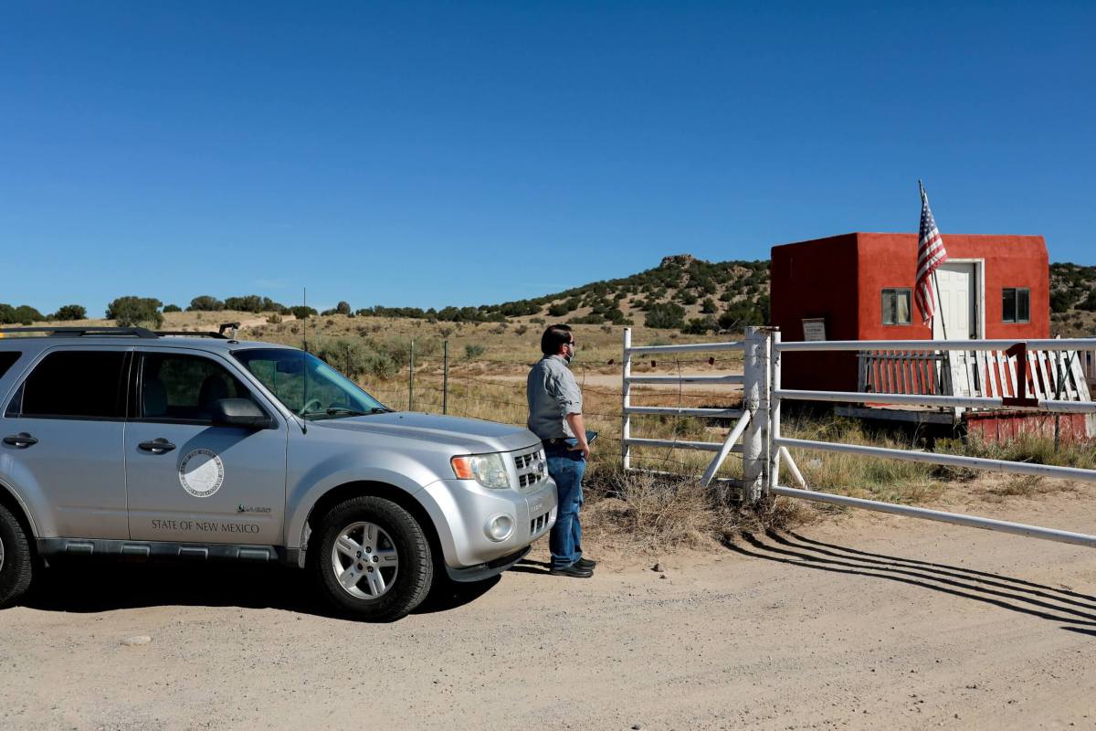 FILE PHOTO: Bonanza Creek Ranch where on the film set of “Rust” Hollywood actor Alec Baldwin fatally shot cinematographer Halyna Hutchins in Santa Fe