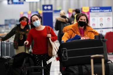 Holiday season at LAX airport